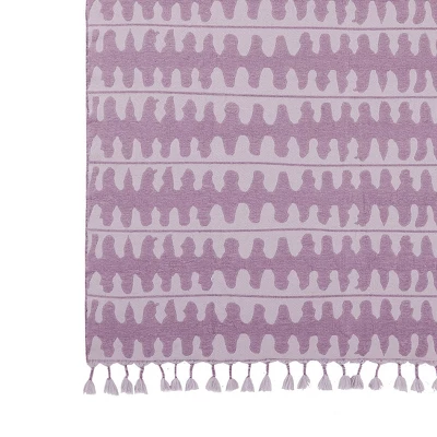 50"x60" Himaya Throw Blanket Purple - Jungalow By Justina Blakeney