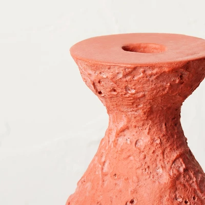 Tall Clay Taper Candle Holder Red - Opalhouse™ Designed With Jungalow™ - Image 2