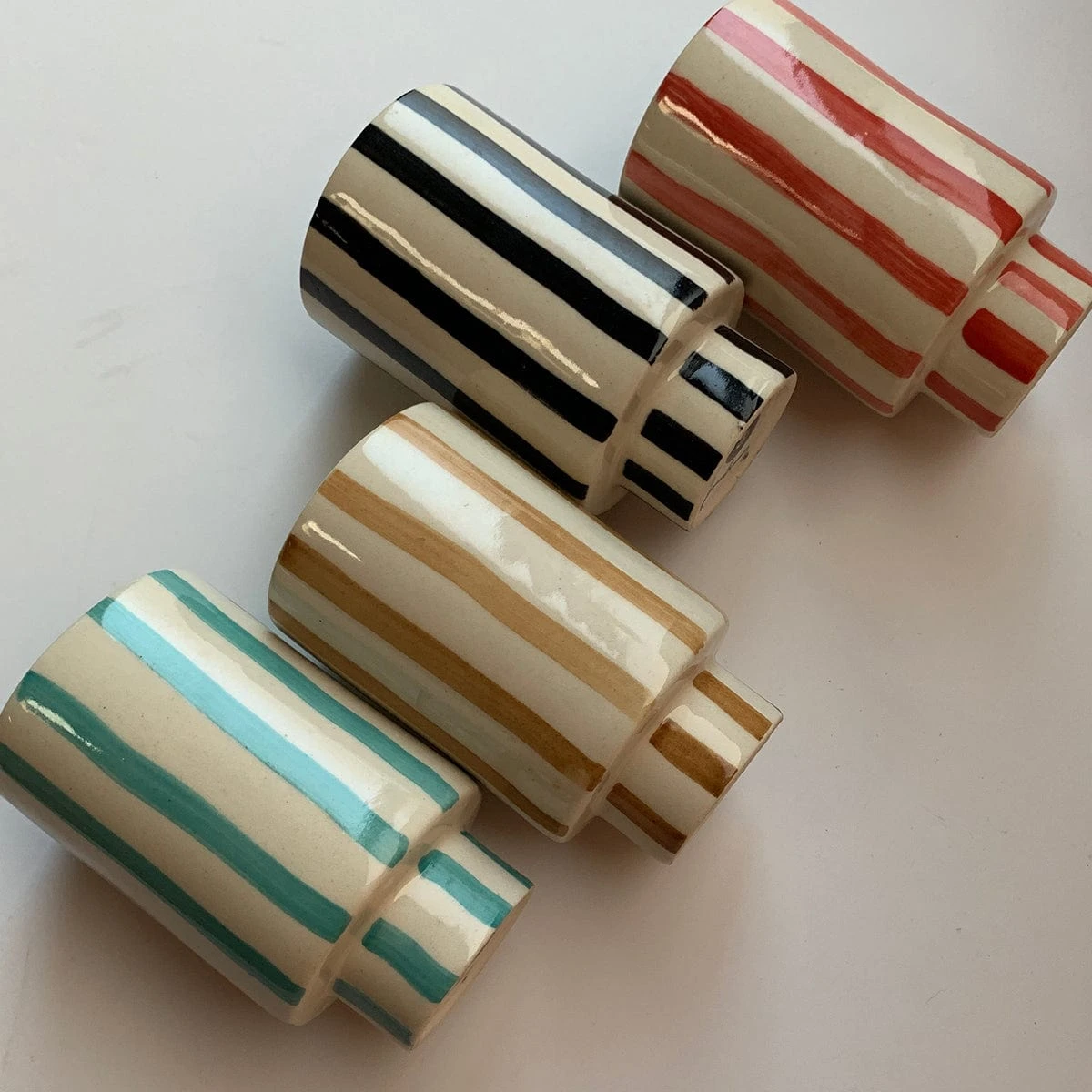 Jungalow Kaya Striped Ceramic Cups By Justina Blakeney™ - Image 2