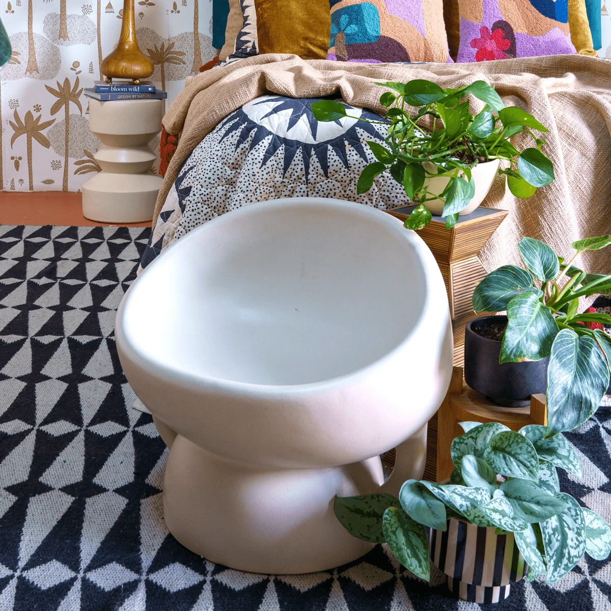 Jungalow Cloud Mali Mushroom Stool By Justina Blakeney™ - Image 2