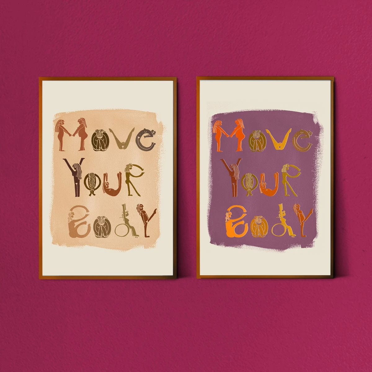 Move Your Body Art Print In Earth By Jungalow® - Image 2