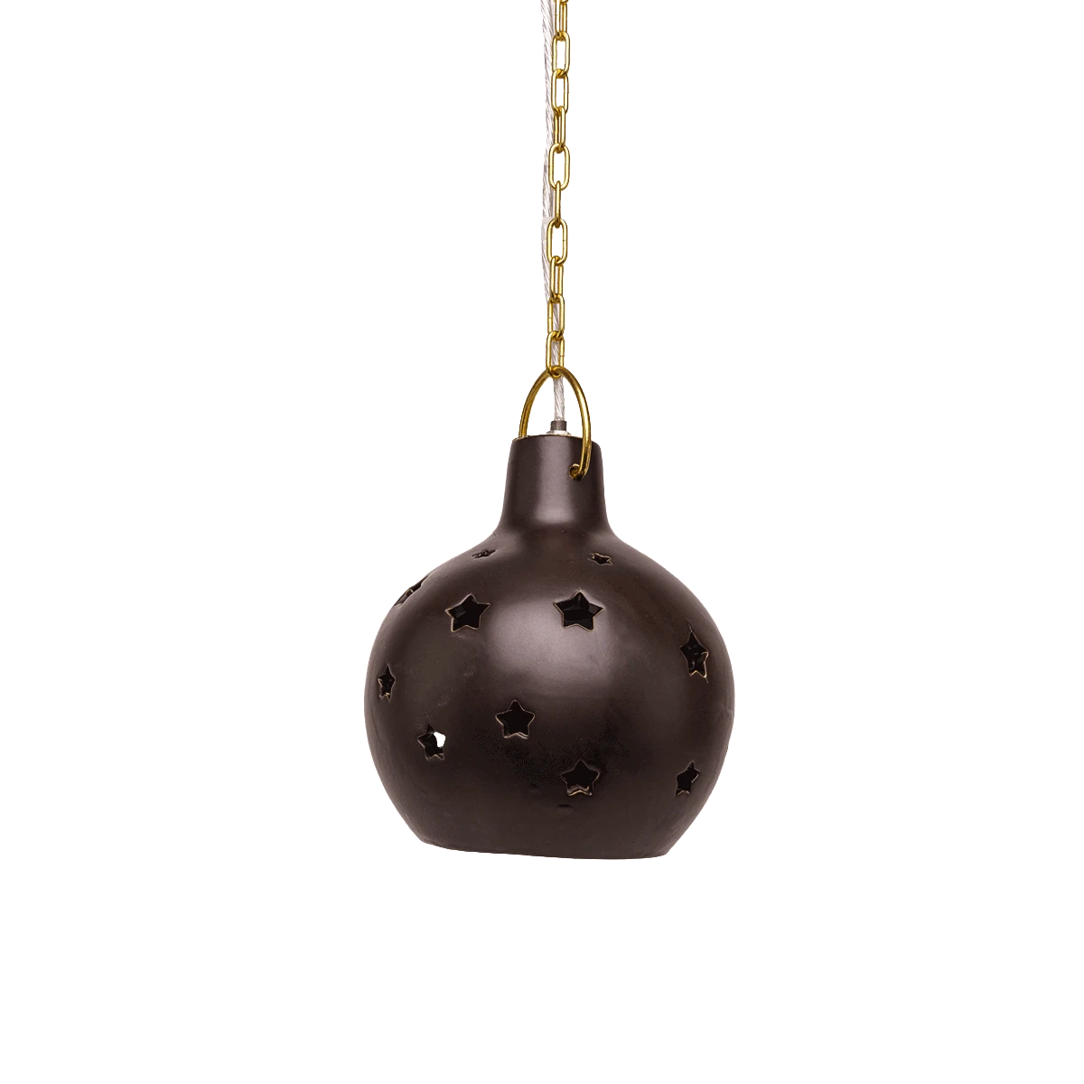 Jungalow Almada Star Pendant In Charcoal By Justina Blakeney™