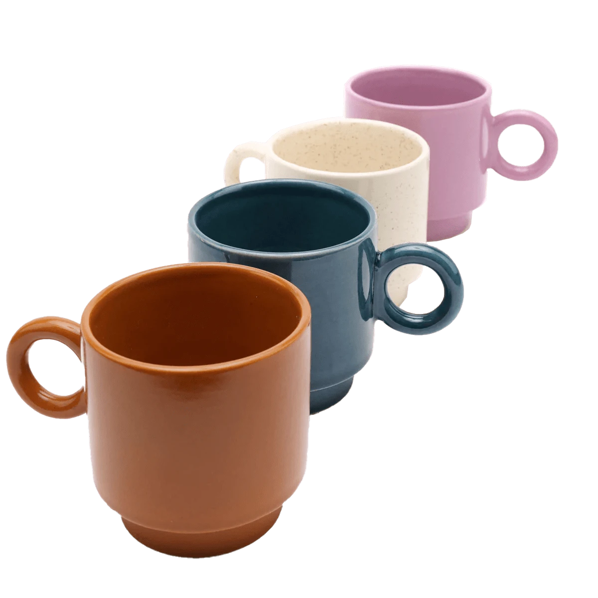 Jungalow Kaya Ceramic Mug Set, Blue By Justina Blakeney™ - Image 3