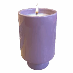 Jungalow Kaya Ceramic Candle - Lavender/Sugar Plum
