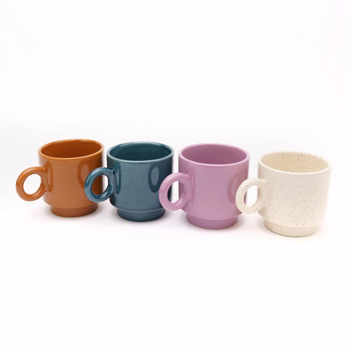 Jungalow Kaya Ceramic Mug Set, Blue By Justina Blakeney™ - Image 4