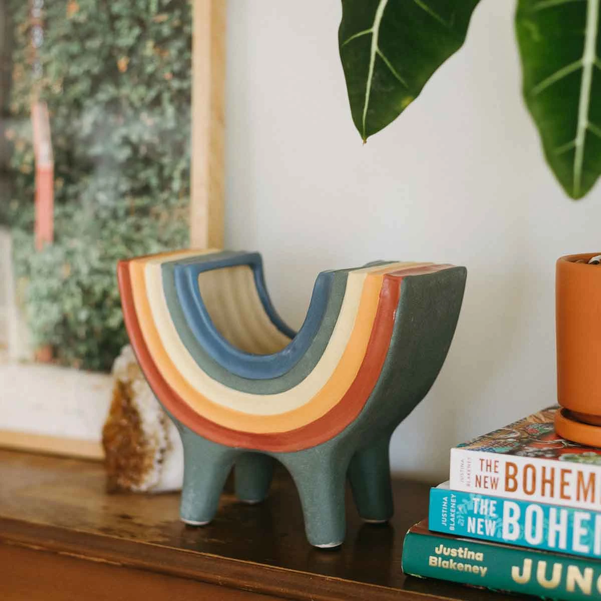 Rainbow Bowl In Navy By Jungalow® - Image 2