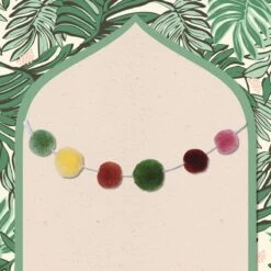 Jungalow Pom Pom Mini Garland By Like A Lion™