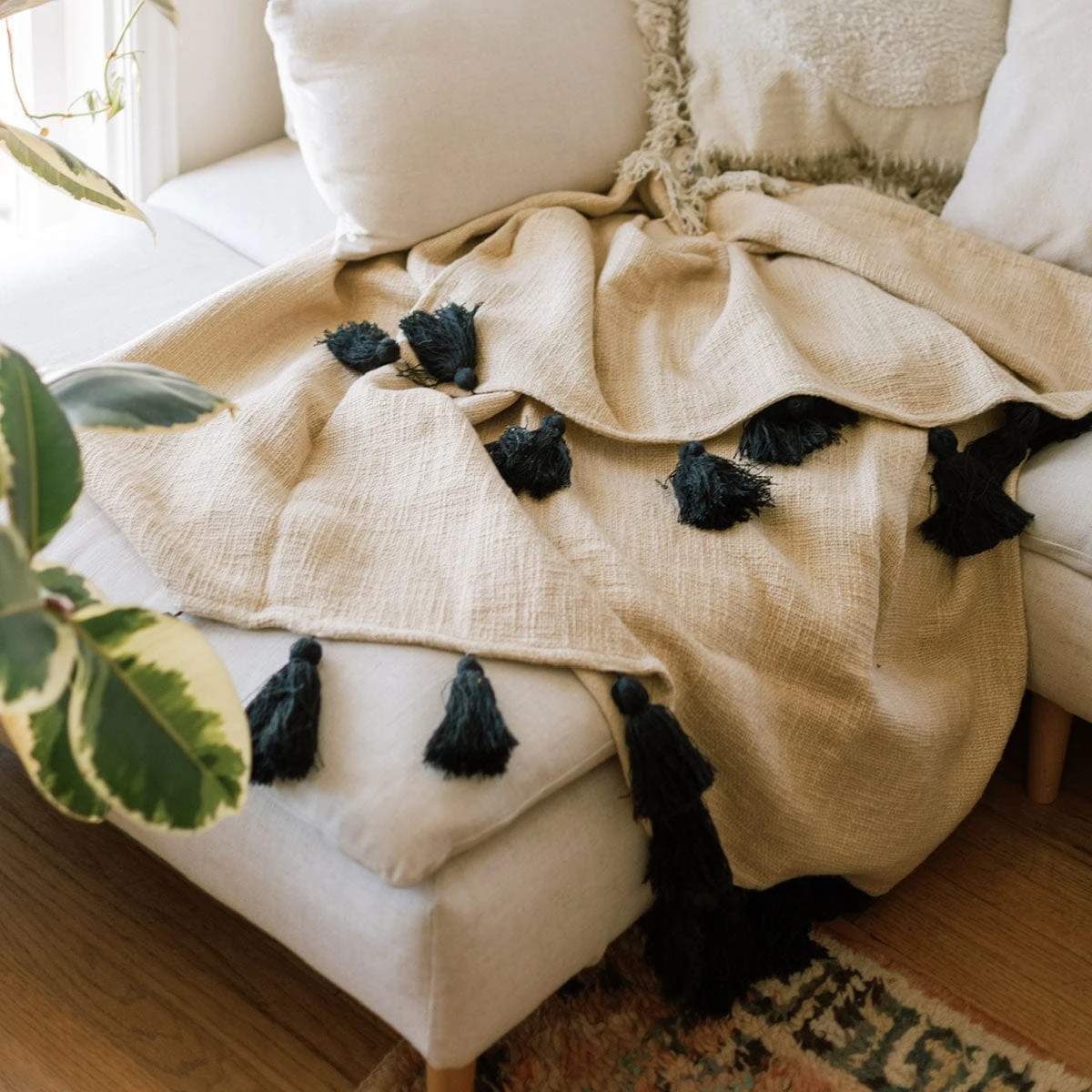 Jungalow Sol Natural Dyed Throw Blankets By Like A Lion™ - Image 2