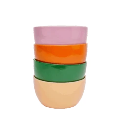 Tierra Bowl Set In Multi By Jungalow®